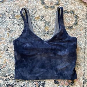Lululemon Align cropped tank- shibori size 6